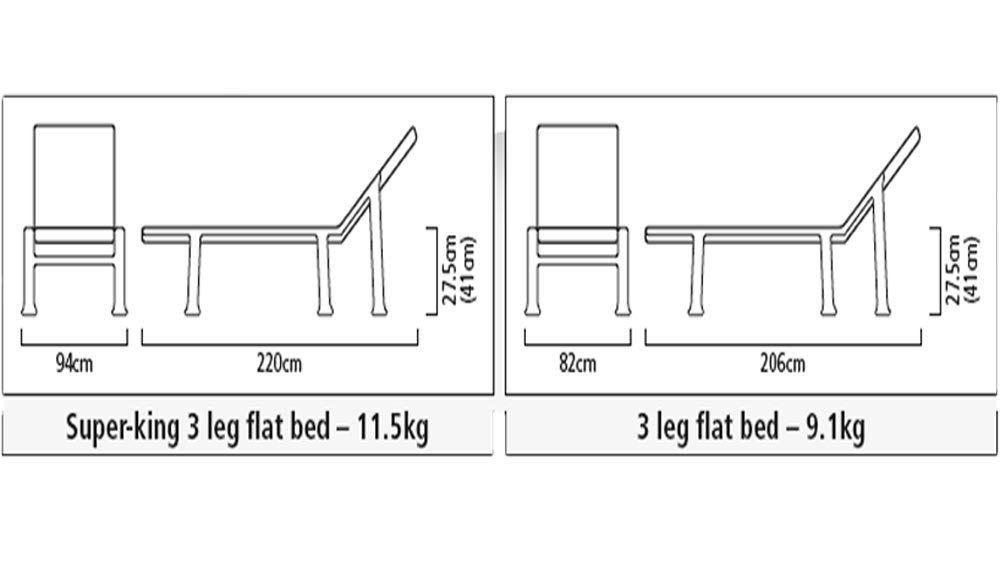 tfg flatout bedchair